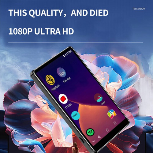WirelessBluetooth MP4 Player WiFi Internet Access Novel Reading FullScreen MP5 MP3 Player Pocket Electronic Book Reade,B 2