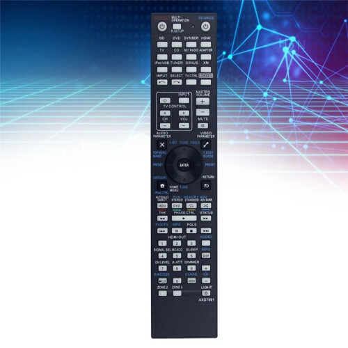 Replace AXD7591 Remote Control for  AV Receiver AXD7591 Remote Control VSX-33 SC-35 VSX-32 2
