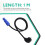 High Quality Power Cord for Powercon Plug Stage Light 3-Pin 1M Power Connection Cable Lighting Stage Performance EU Plug 5