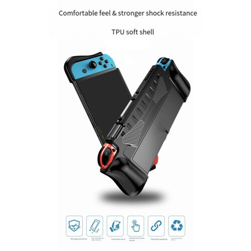 For  OLED Dockable TPU Protective Case Anti Drop Wear Enhanced Grip  Accessory Bundle for  OLED A 2