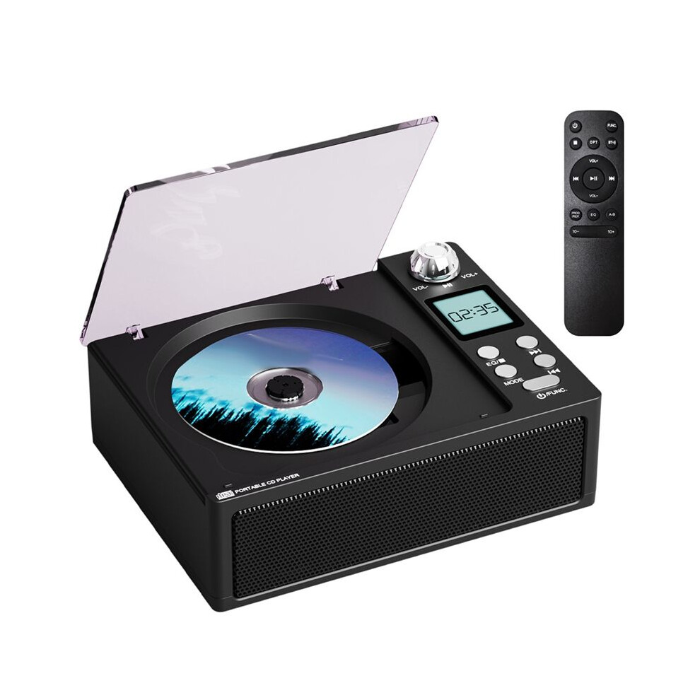 Photos - Wi-Fi Adapter Portable Retro CD Clayer, Dual Speakers, Hifi Sound Quality, Supports USB/TF Card/FM Audio Speaker CD Player A