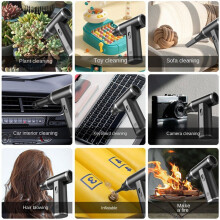 Handheld Wireless Dust Blower Violent Fan High Power Vacuum Cleaner for Car Home Computer Keyboard Cleaning