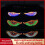 1 Pair LED Car Dynamic Devil Eye Light Sticker USB Car Evil Eyes Warning Lamp Car Windshield  Eye Lights,A 6