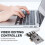 Scheda Controller PCI Express X1 PCI-E FireWire 1394A IEEE1394 3 Porte per Desktop 7
