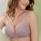 Dame-BH med frontlukning i blonde, plus size 5