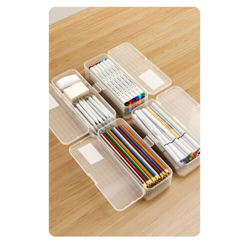 Fankiway extra große transparente Federtasche (1 Stück) 2