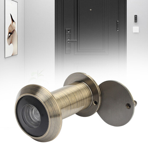 Solid Brass Door Peephole 220 Wide Angle for 35–60mm 1