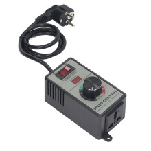 AC-Motortoerentalregelaar Haakse Slijperventilator Variabele Toerentalregelaar 10A Universele Europese Stekker AC220 Tot 240V 4000W