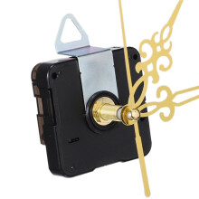4 Pcs Quartz Clock Movement Parts 12 Set Gold Hands Contains Numerals Kit for Clock Repair Parts Replacement Parts