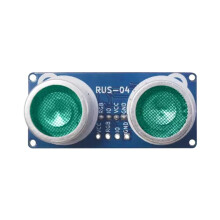 RUS-04 Ultraschall-Abstandssensormodul für Robotik und Hindernisvermeidung mit RGB-Licht, 3-5,5 V Leistungsbereich, RUS-04 A