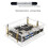 Acrylic Case for VisionFive 2 Development Board Development Board Box Transparent Case with Cooling Fan Heatsink Kit 3
