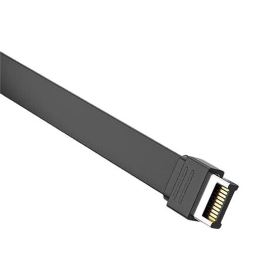 USB3.1 Baffle Cable 19PIN/TYPE-E to TYPE-C Front C  Chassis PCI Bit 10Gbps Short Flat Cable 50cm 2