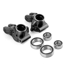 Metal Rear Hub Carrier Steering Knuckle for 1/8 Arrma KRATON Outcast BLX 6S V5 RC Car Upgrades Parts Accessories,Black