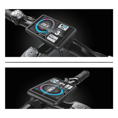 UKC1 24/36/48/52/60/72V Universal Colorful Electric Bicycle LCD Display with USB Charging Function A 1