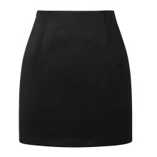 Women's Plaid Bodycon Pencil Skirt High Waist Wool Mini