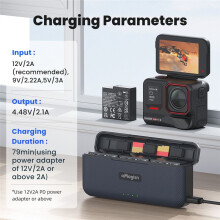 AMAGISN Draagbare Batterijoplaadhub Snellader Case voor Ace Pro 2 Batterij Power Charger Accessoires