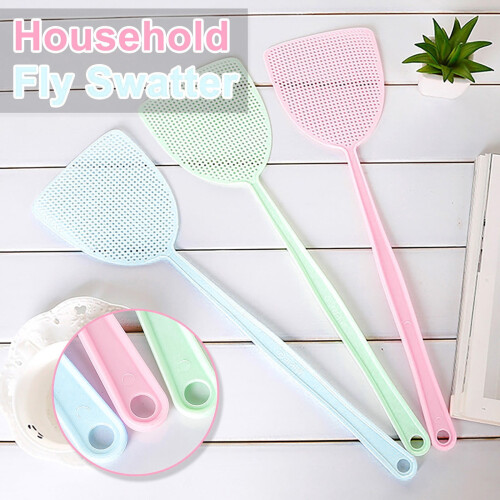 Fly Swatter Manual Plastic Long Handle 3 Pack 2