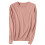 Women's Cotton Sweater Long-Sleeve Crewneck Solid Pullover 1