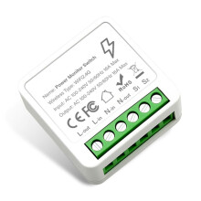 Tuya WiFi Module 16A with Power Monitor Support 2Way Control Home DIY Breaker for Alexa Alice