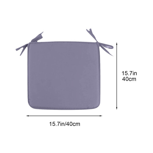 Dining Chair Cushions with Non-Slip Straps, Soft 2