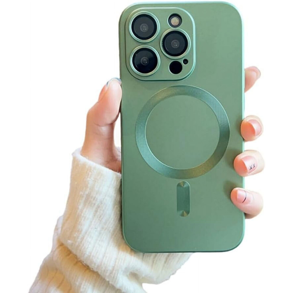 Iphone 14 Pro Max Matte Ultra-Thin Metallic Case Green 9336866051643