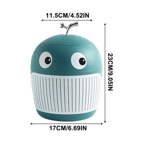 YLOMAY desktop rubbish bin with lid 1 piece 1