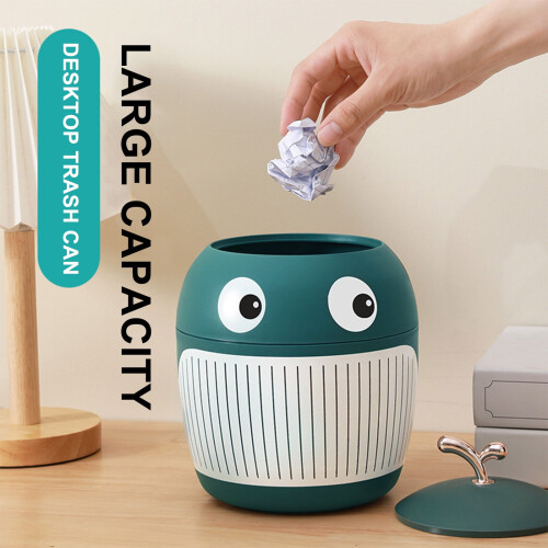 YLOMAY desktop rubbish bin with lid 1 piece 2