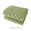 Fleece Throw Blanket Green Striped Microfiber 50x60 Inches 3