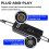 Phantom Power Supply 48V Microphone Amplifier Rechargeable Portable for Condenser Microphones Preamp Record Studio 6