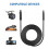 4Pin backup camera extension cable pure copper shielded 6