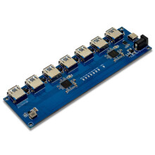 VL817 USB3.1 HUB Module High-Speed 1-to-7 Port USB HUB TYPE-C with Current Backflow Prevention Function