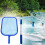 Pedty pool cleaning net with filter screen and three-piece 2