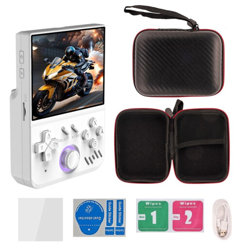 R36  Retro Handheld Game Console MY  128 GB 3,5 Polegadas IPS Screen Video Game Console Linux Suporta Mais de 30 Simuladores A