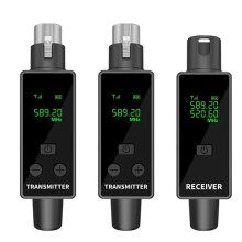 2.4G XLR-Adapter Draadloos Microfoonzender- en Ontvangersysteem voor Dynamische Microfoons, Gitaren en Audiomixers