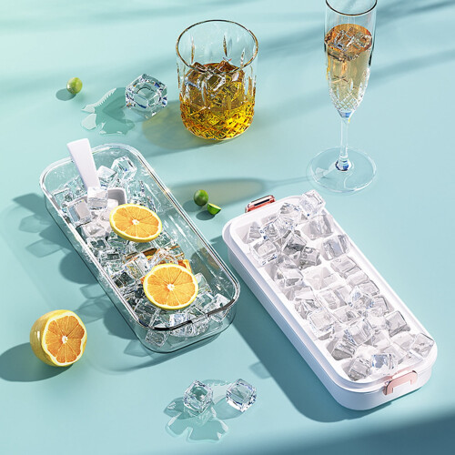 Hesroicy Ice Cube Maker Large Capacity Freezer Compatible 2