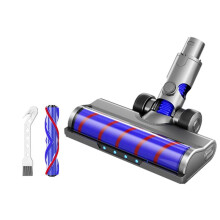 Brush  with LED Headlights for  V6 Vacuum Cleaners Floor Brush Hard Floors Carpets Roller Brush Parts