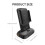 Phone Bracket with Remote Control Anti-Shake Wireless Charging Rotatable Clamp for Versatile Shooting,Black 8