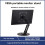 Monitor Portátil Ajustável e Dobrável para Suporte VESA, Compatível com Monitores de Até 19 Polegadas, Suporta Rotação de Vários Eixos 4