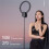 10 Inch  Portable LED Ring Fill Light Tripod Desktop Adjustable Remote Control Lamp for Live Streaming 5