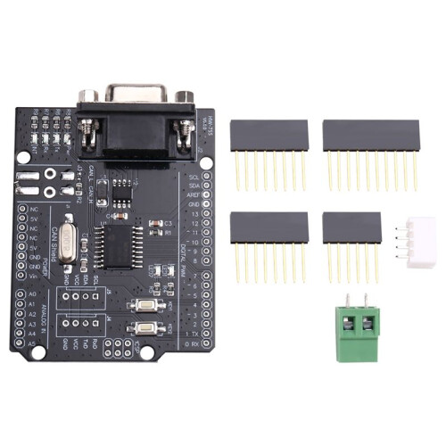 MCP2515 CAN Bus Shield Board Module SUB-D Connector Standard UART IIC SPI LED Indicator Controller CAN 4,8-5,2V