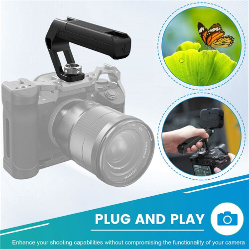 Universal  Locating Top Handle (Tiny) -  DSLR Grip with Cold Shoe for ,  Camera Cage 2