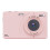 Câmera Digital CCD 4K de 64 MP, Zoom Digital de 16x, Tela de 2,8 Polegadas, Câmera de Vídeo Digital Wi-Fi com Cartão de 32 GB, Rosa 1