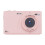 Câmera Digital CCD 4K, 64 MP, Wi-Fi, HD, Câmera de Vídeo Digital, Zoom Digital 16X, Tela de 2,8 Polegadas, Cartão de 64 GB, Rosa 1