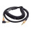 Extendable Coiled Cable Headset Cord for  1 Earphones Convenient Headset Cable Black 5