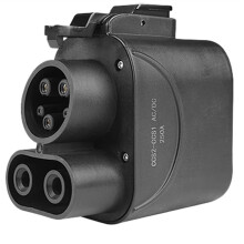 CCS2 Naar CCS1-Adapter voor 250A・1000V Snelladen, Compatibel met CCS2-Laders voor CCS1 Elektrische Voertuigen