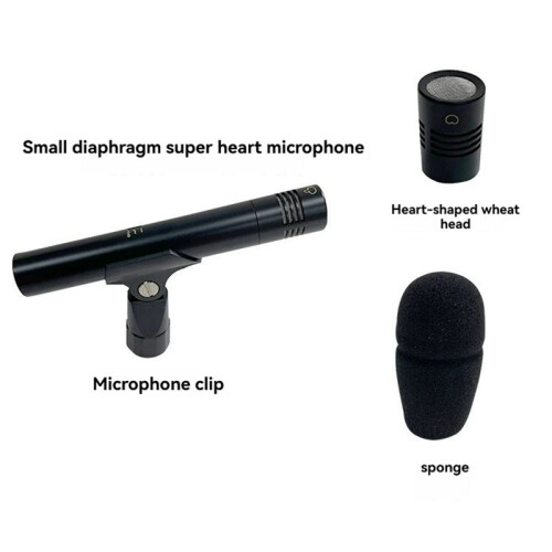 DR-60C Professionele Diafragma Condensator Microfoon Supercardioïde Microfoon met Cardioïde Microfoonkop Pickup Microfoon 1