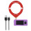 Rádio de Bolso SI4732 Tela IPS de 1,9 Polegadas LSB USB AM FM/AM com Antena de 180 MHz  SW MW VHF A 1