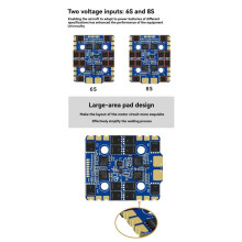SEQURE Blueson A1 ESC 128KHz 4IN1 Electronic Speed Controller for FPV Drones Racing & Freestyle 6S 65A AM32