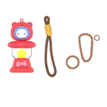 For Airtag Anti-Lost Device Night Light Pendant Protective Cover Cartoon Cute Children Couple Dustproof Storage Tiger