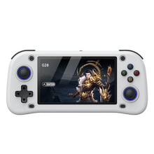 G28 Retro Handheld Video Game Console 64GB 10000+Game 4.3 Inch Screen Linux Pocket Player for PSP/PS1/N64 Simulator D
